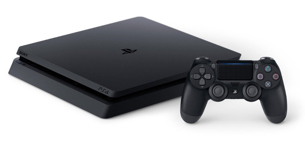 Sony PlayStation 4 Slim 1TB + 2 Dualshock 4 V2 Negro 1000 GB Wifi